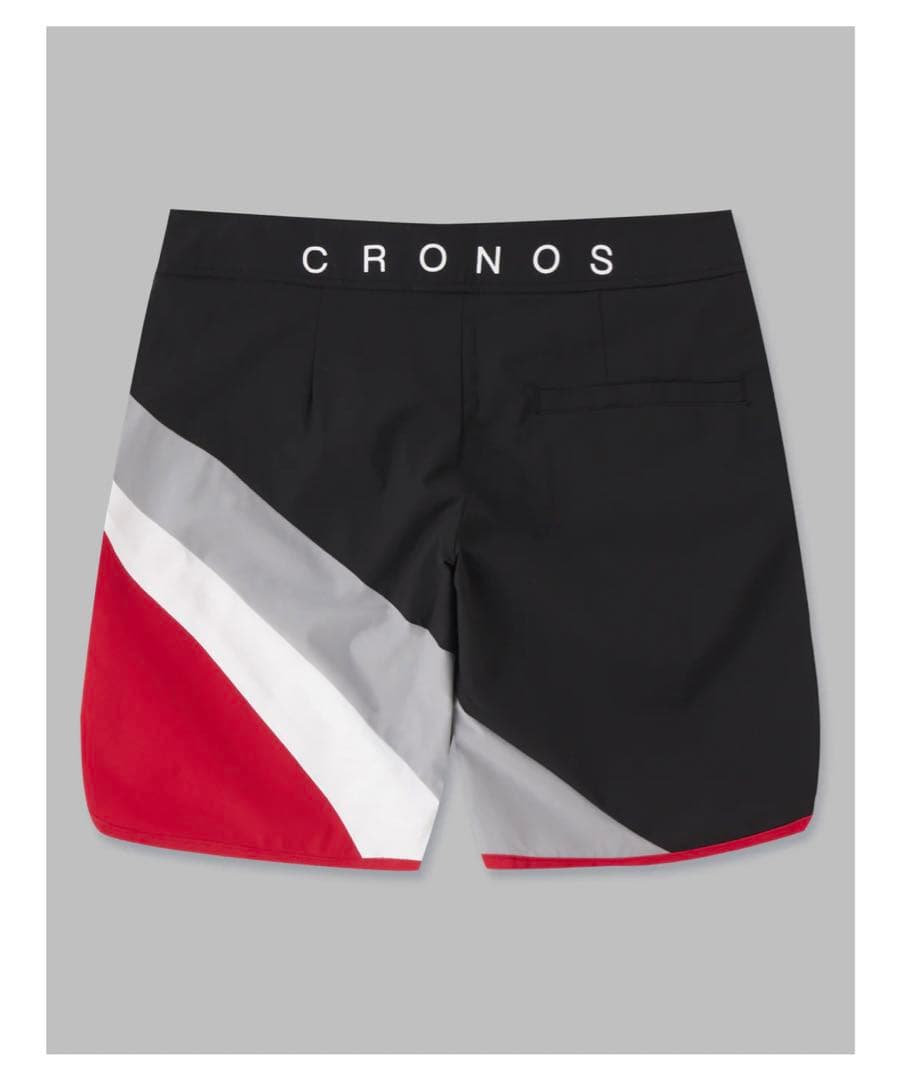 CRONOS クロノス SURF PANTS サーフパンツ BLACK×RED 定番人気，得価