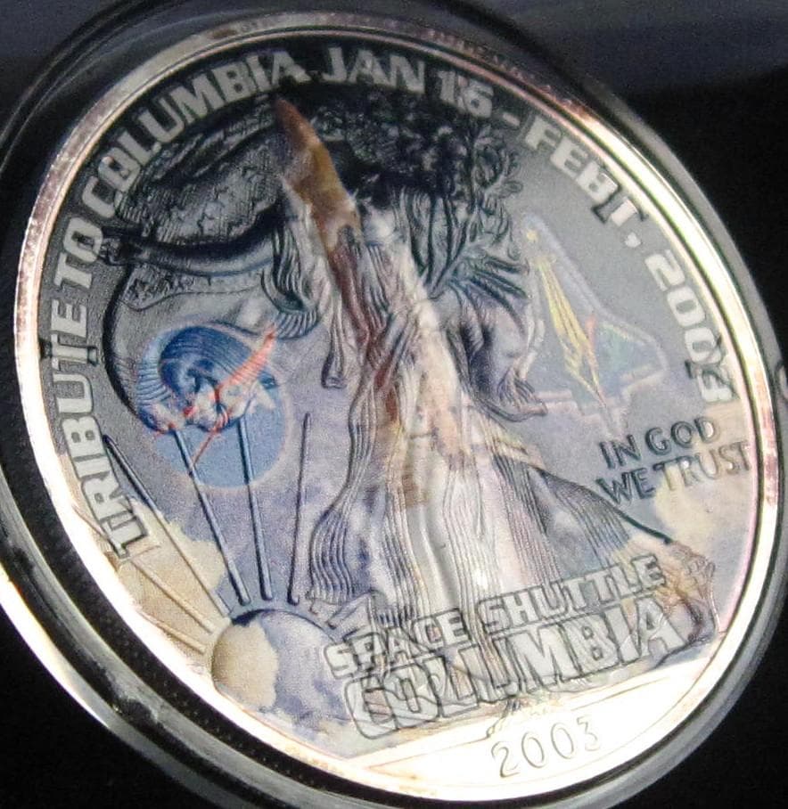 2003年 カラー アメリカンシルバーイーグル 1オンス1ドル銀貨