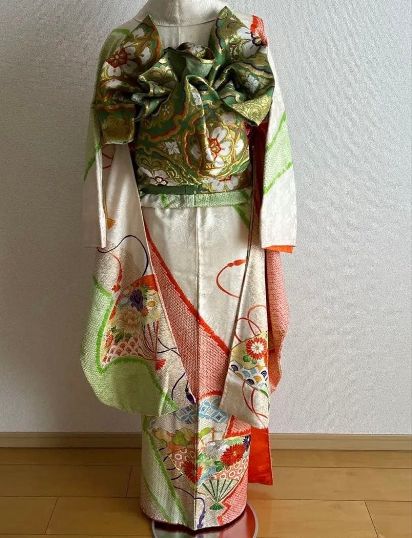 ◎振袖＆袋帯 きものやまと 総絞り 成人式 結婚式 十三参り 緋色、