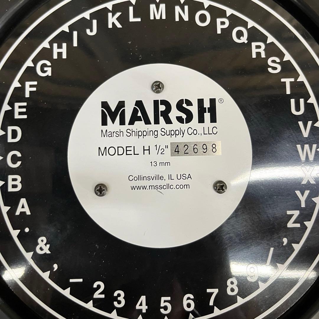 超美品】 MARSH社製 ステンシルマシン 1/2インチ 世田谷ベース - メルカリ