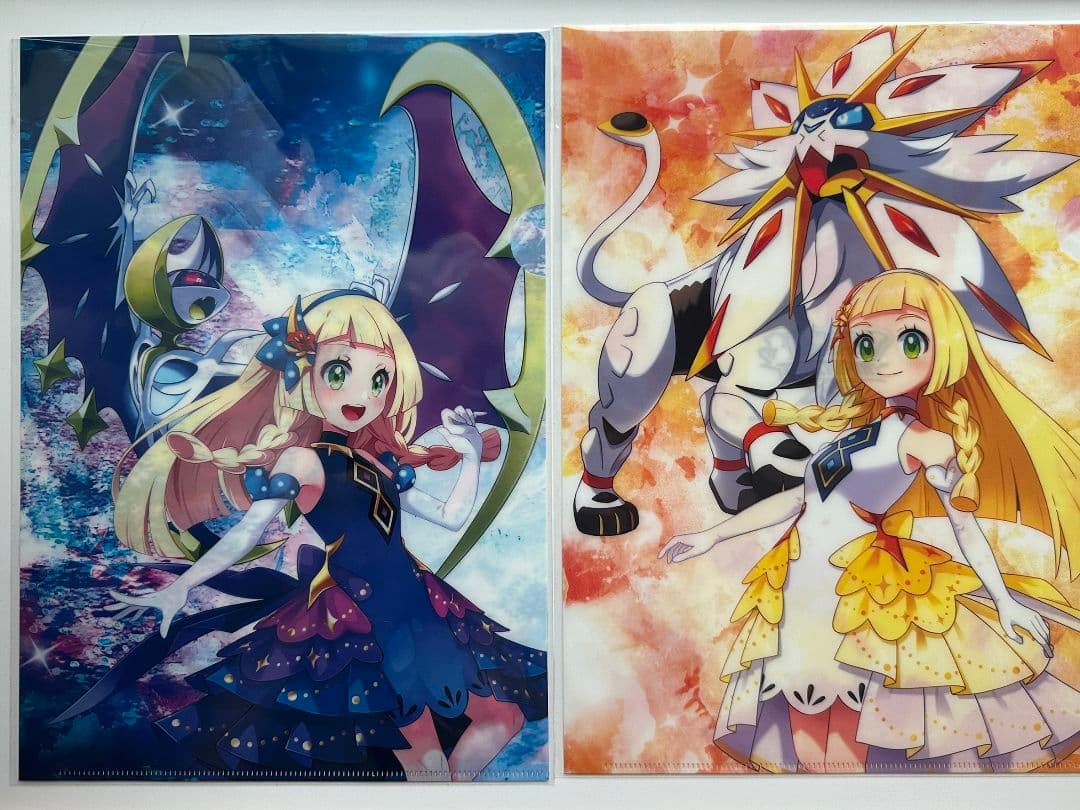 全力リーリエ 当選品 特製クリアファイル（リーリエ＆ソルガレオ