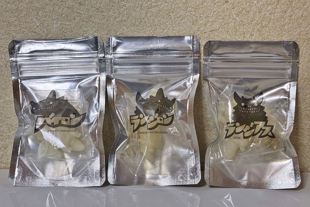 miniバイロン miniランジロン miniランジアス 蓄光 3体セット