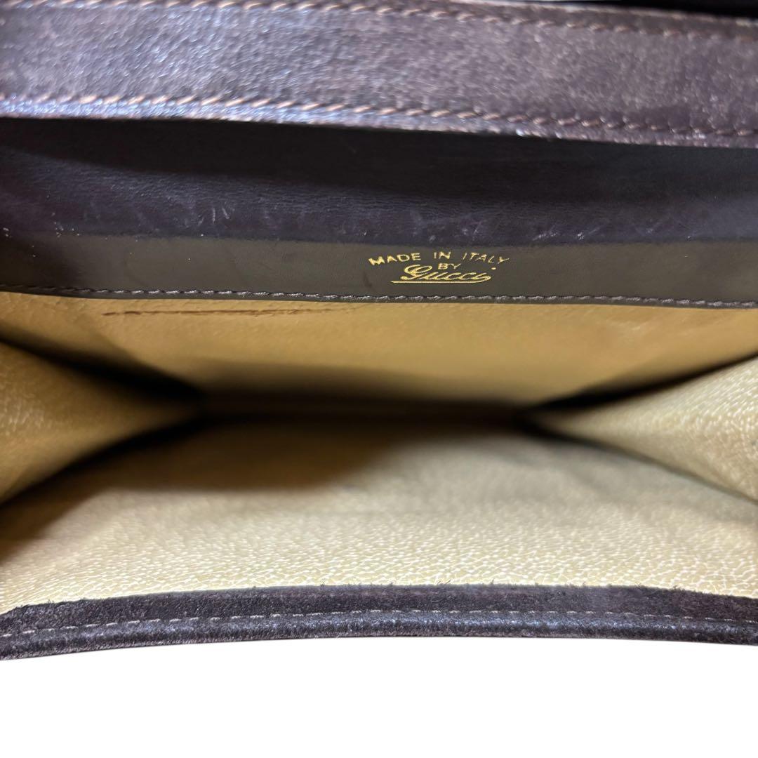 GUCCI グッチ シェリーライン ショルダーバック サコッシュ 金具 大容量