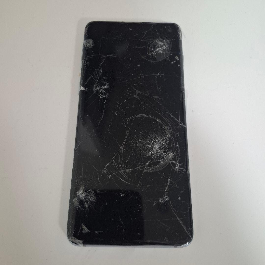 Galaxy S10 ブルー 画面ひび割れ - メルカリ