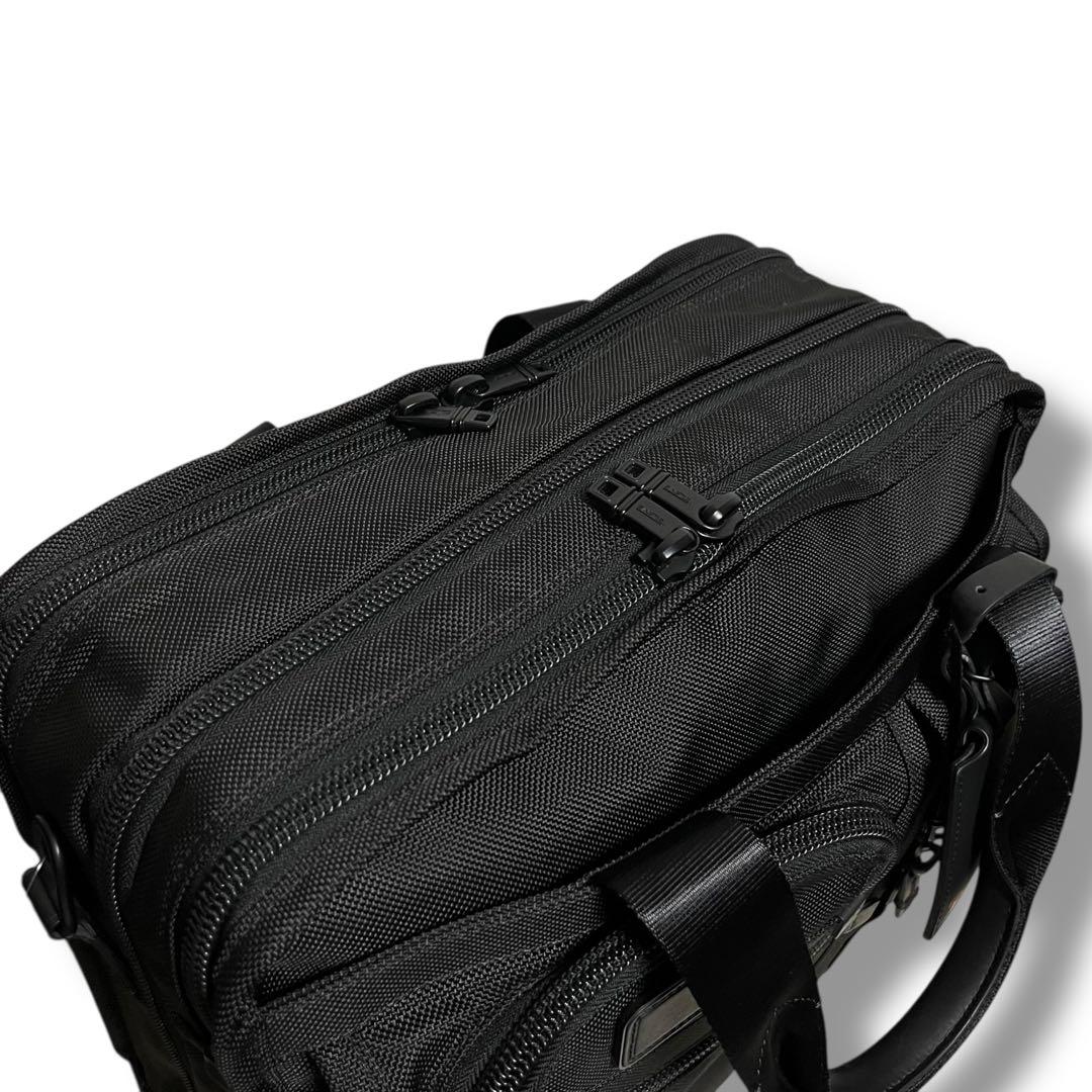 未使用級✨TUMIビジネスバッグ 2層 2way マチ拡張 26141DH 黒