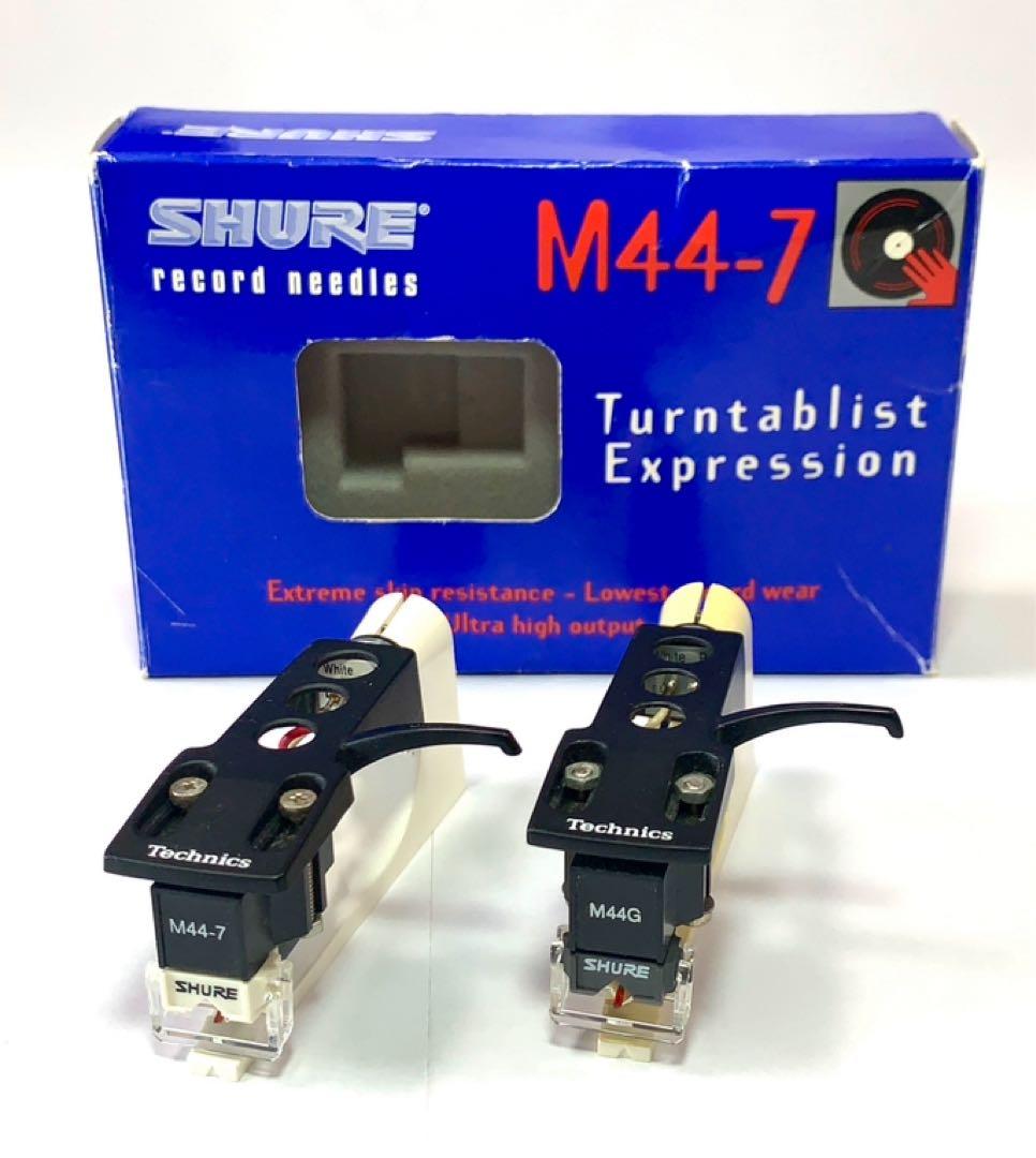 SHURE M44G M44-7カートリッジ Technicsヘッドシェルセット SHURE M44G M44-7カートリッジ Technicsヘッドシェルセット SHUREのM44
