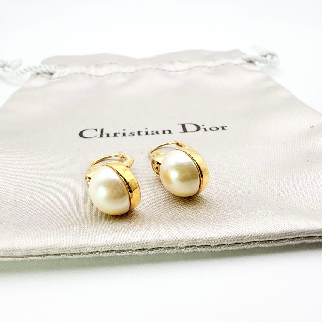 3006-2 極美品✨Dior ピアス CD ロゴ 希少 刻印 - メルカリ