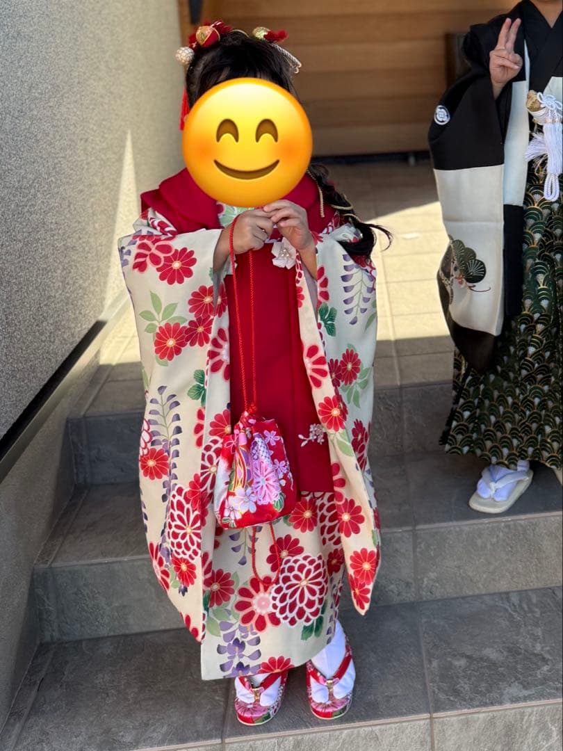 キャサリンコテージ　被布　3歳 女の子　七五三