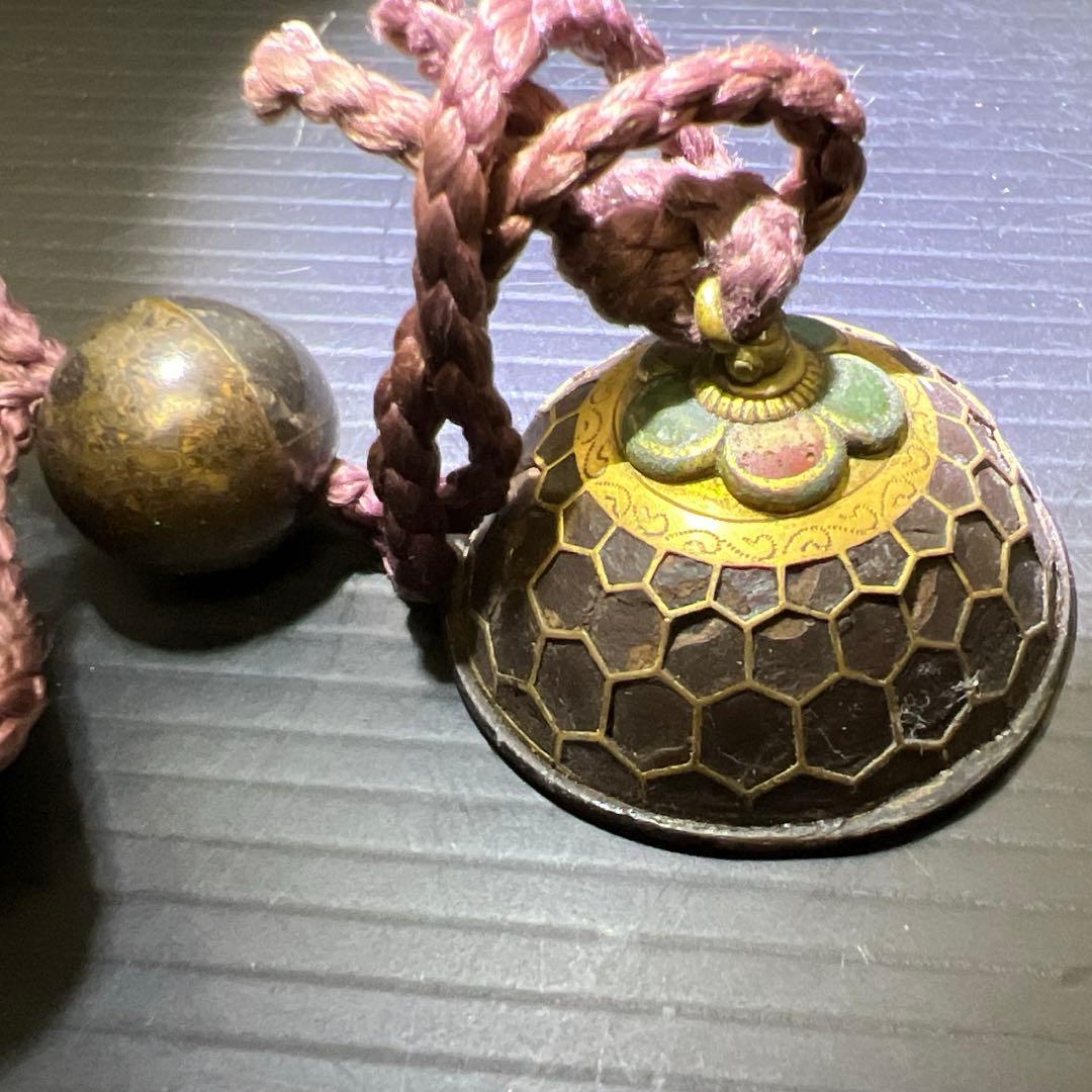 江戸時代　本鼈甲螺鈿象嵌五段印籠　61g 東Y7-1016☆2Fトルニ