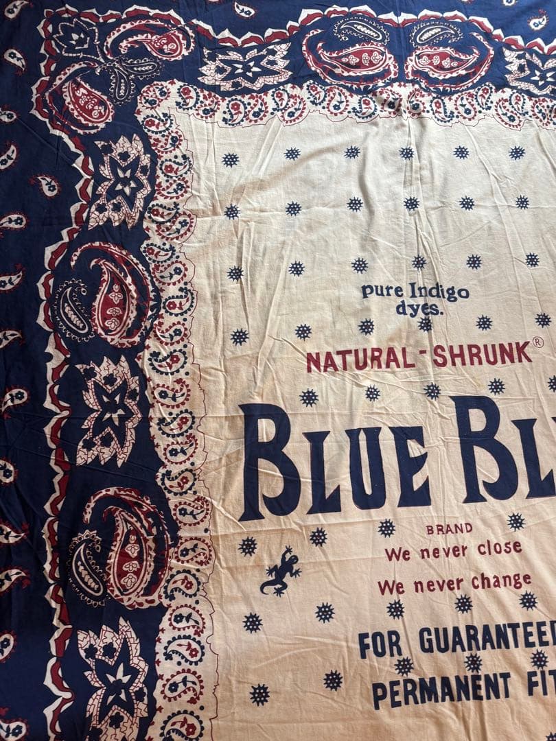 BLUEBLUE 更紗 ハリウッドランチマーケット 聖林公司 HRM 大判