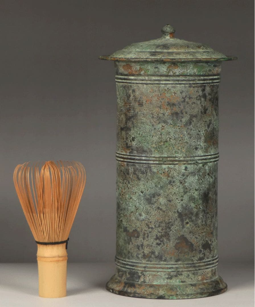 ☆【 金銅経筒 】経塚埋納品 埋納物 仏教美術 古美術 波兎 民芸