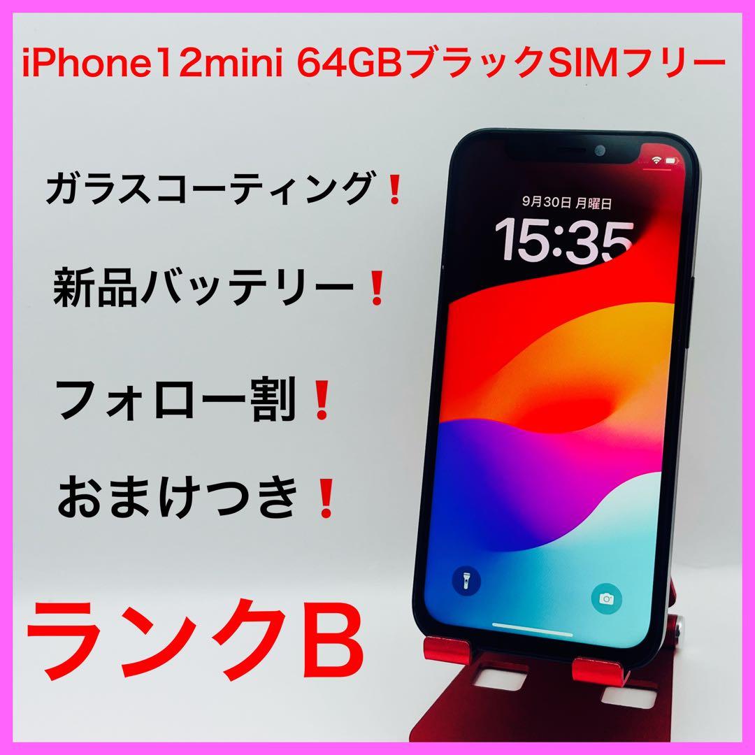 iphone 12 mini 64GB SIMフリー Black + おまけ
