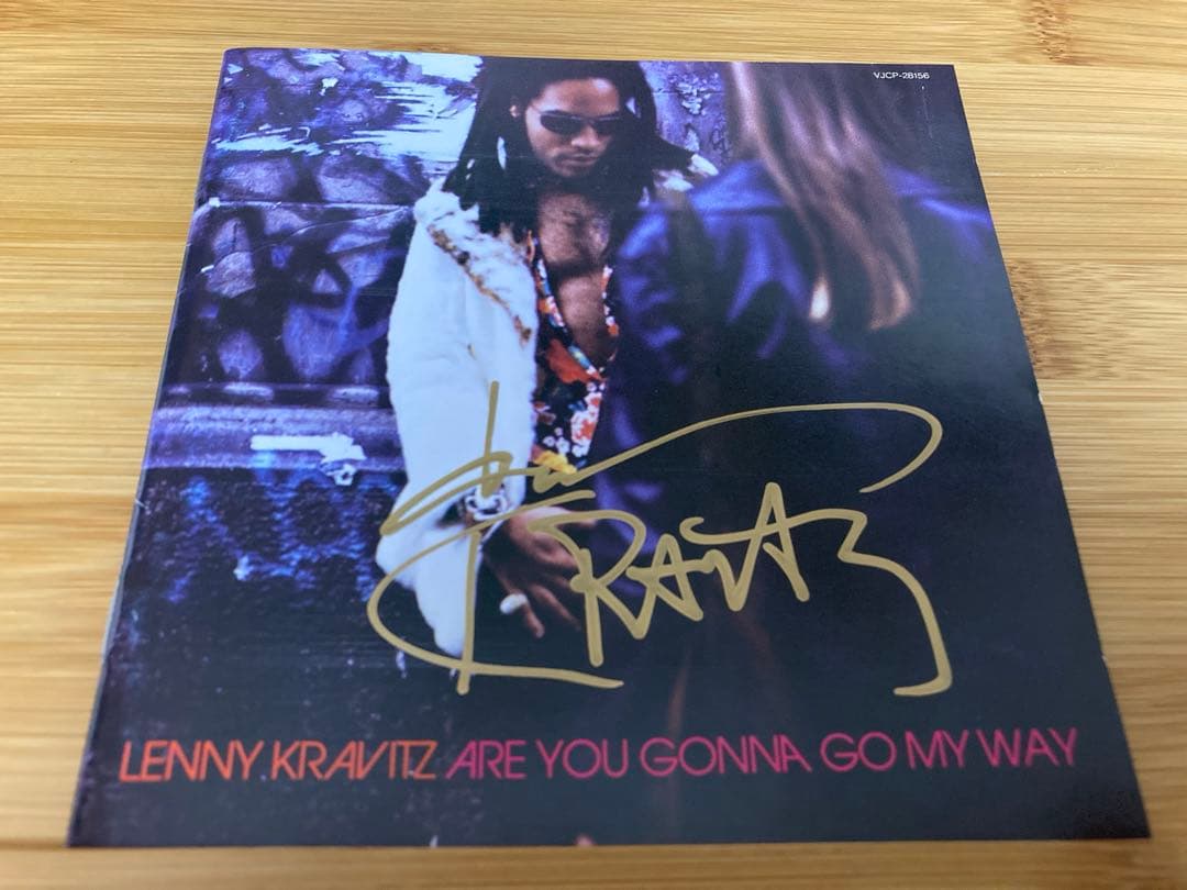 レア レニー クラヴィッツ 直筆 サイン CD lenny kravitz - メルカリ