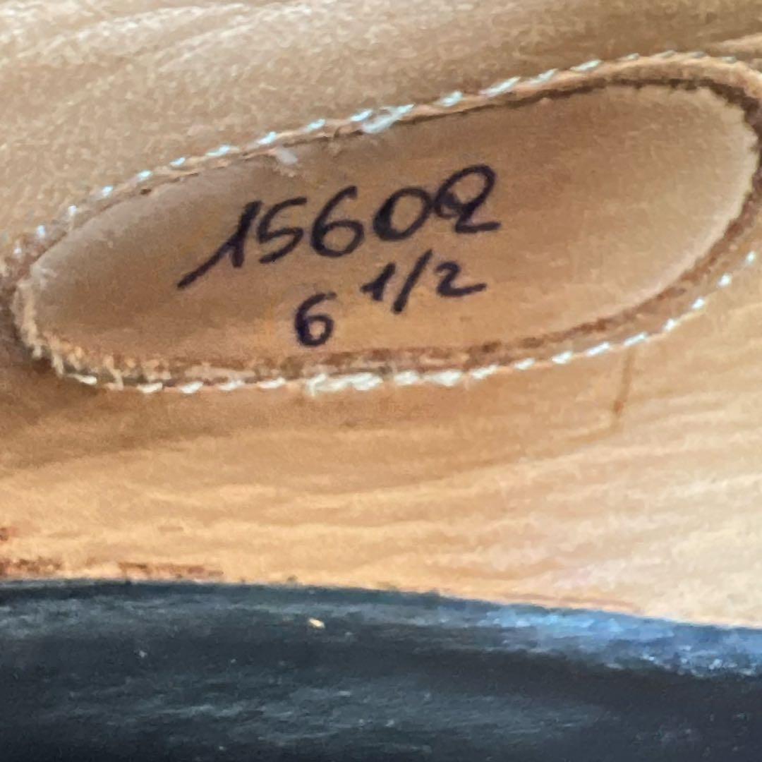 【極美品】UNITED ARROWS 25 プレーントゥ ビブラムソール 厚底