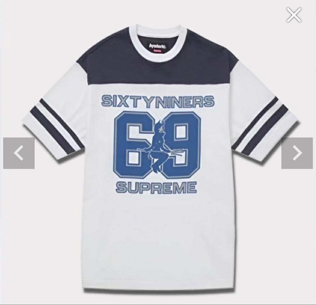 ロ*ー様 Supreme/HYSTERIC GLAMOUR 69 Footbal Supreme Hysteric Glamour 69 Football Top White Men's - FW24 - US