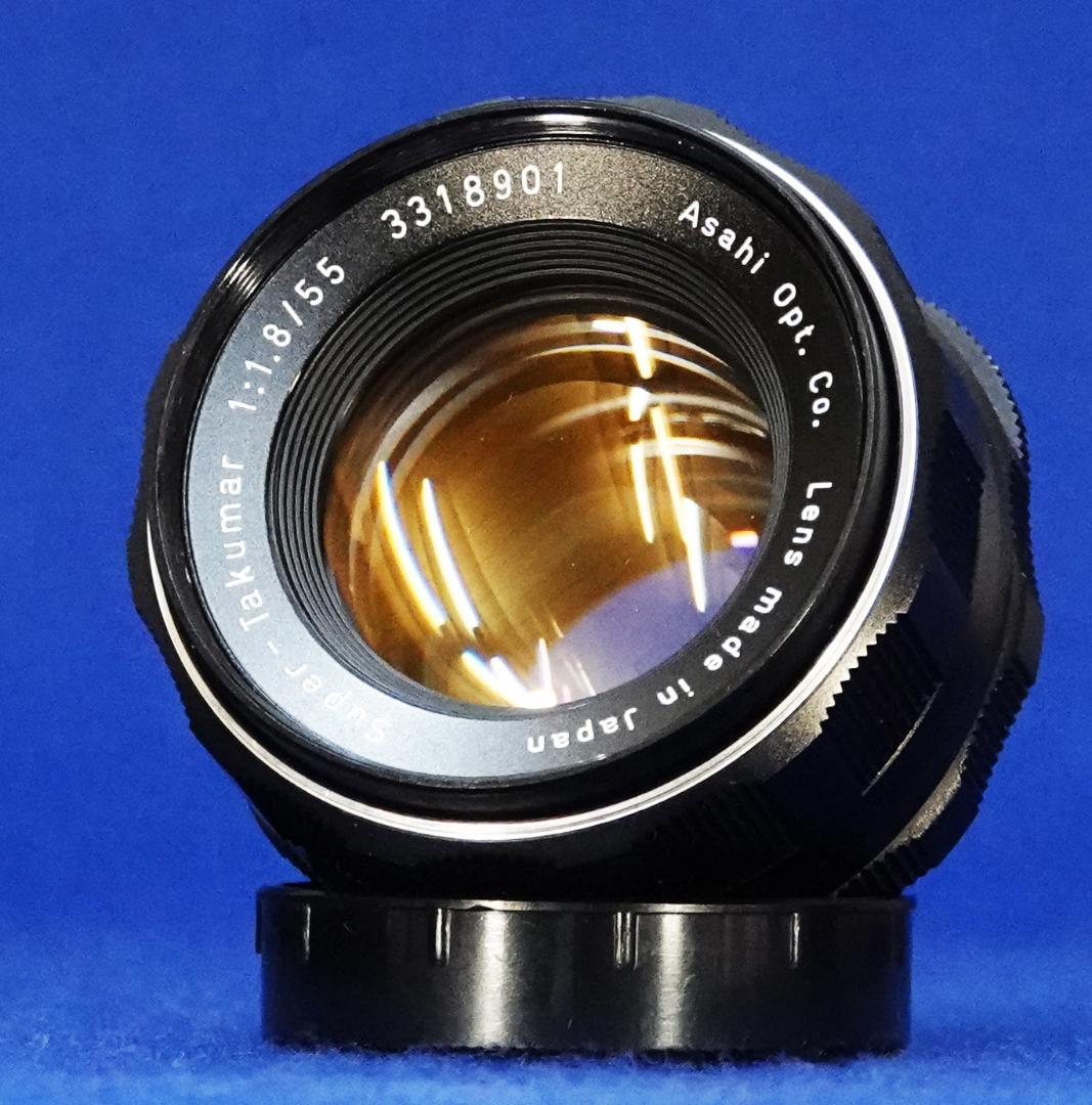 3318901　極上美品＆フレア後期型Super-Takumar F1.8/55