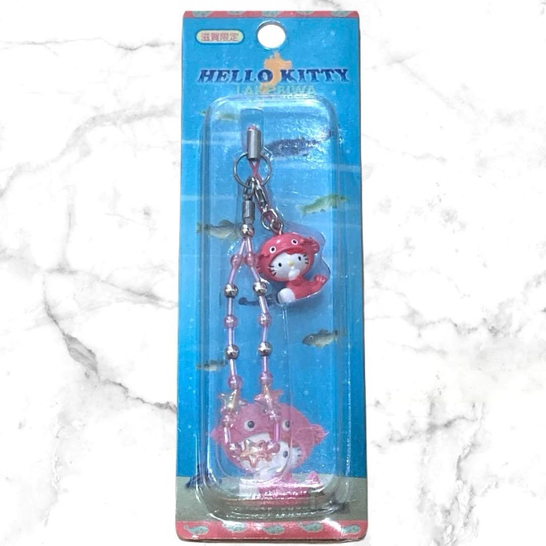 【ご当地限定】ハローキティー 根付け 缶バッチ ストラップ 希少 レア