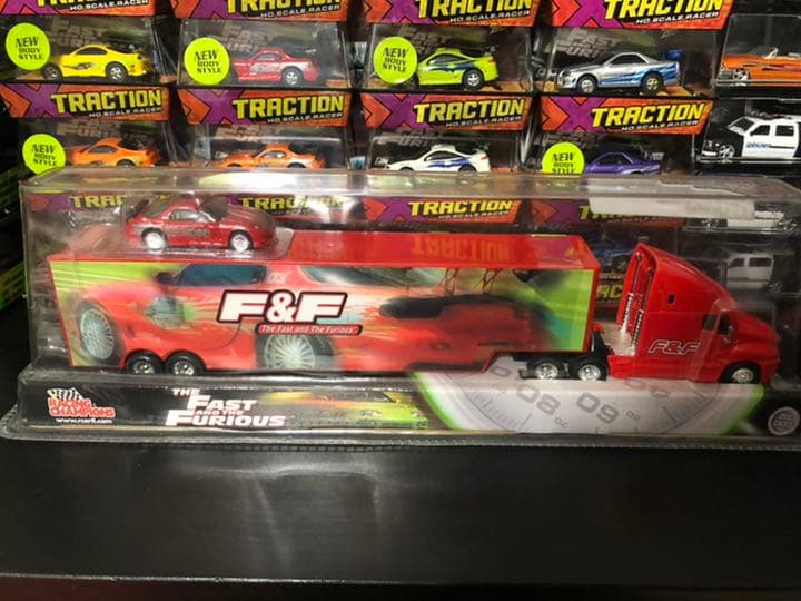 【超希少】ワイルドスピード ミニカー トレーラー with RX-7