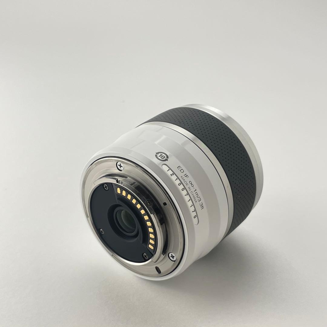 ショット数3000・返品保証】Nikon1 J1 ホワイト レンズキット