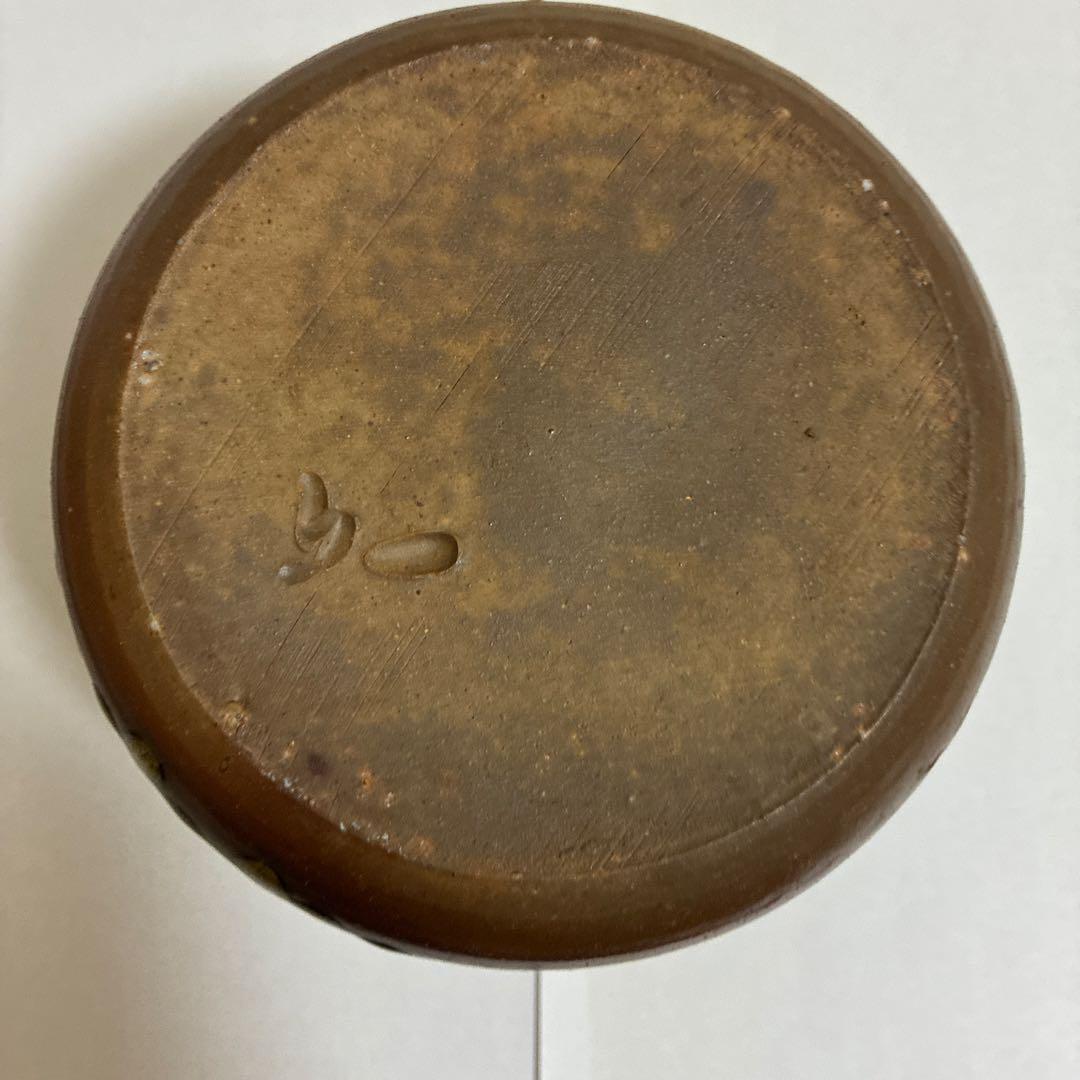 備前焼 油壺花入れ 奥本健一作 備前焼油壺花入れ奥本