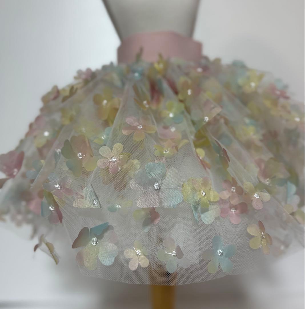 3点セット チュール ワンピース ヘッドアクセ 犬用 - 犬服