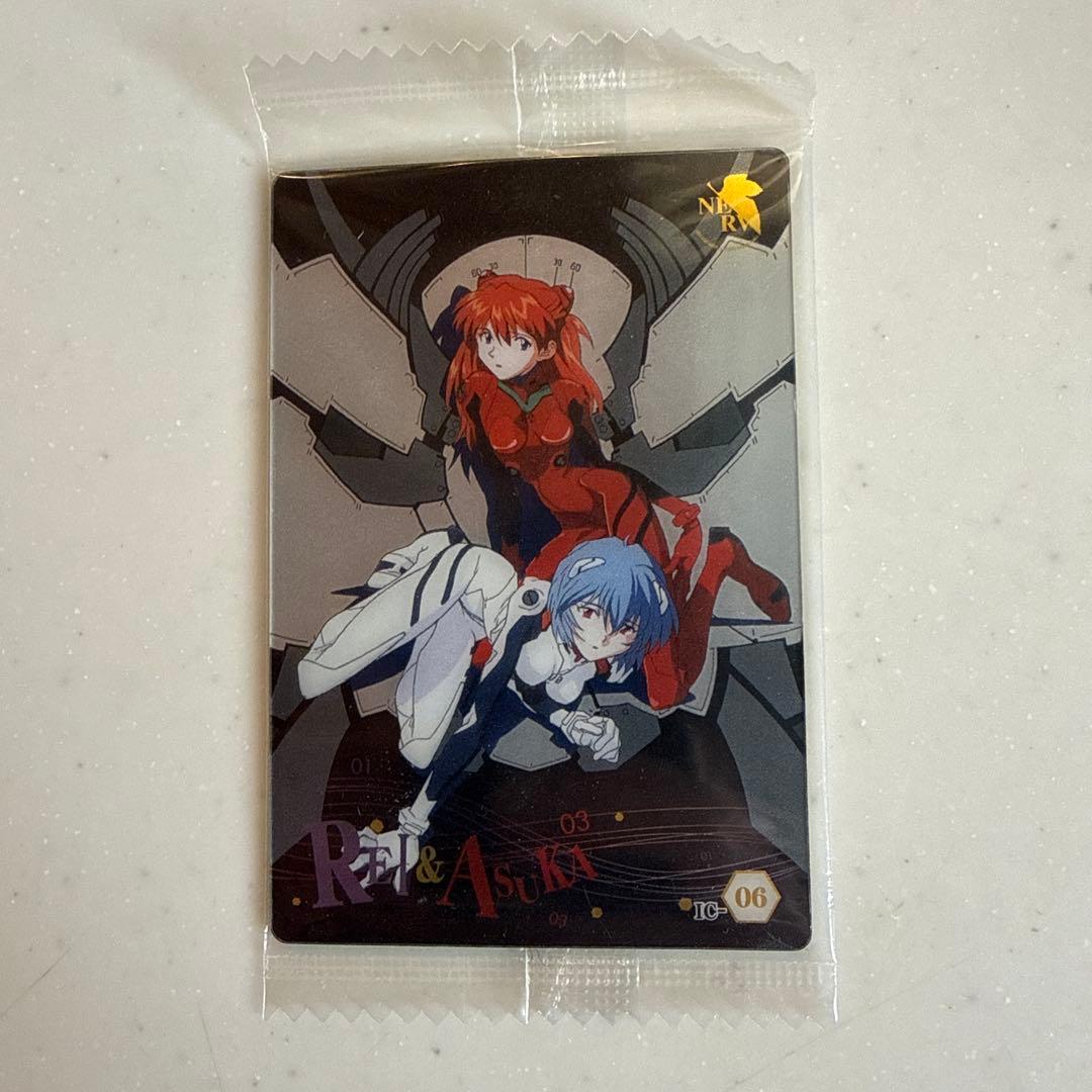 新世紀エヴァンゲリオン レイ & アスカ ウエハース カードIC-06 綾波