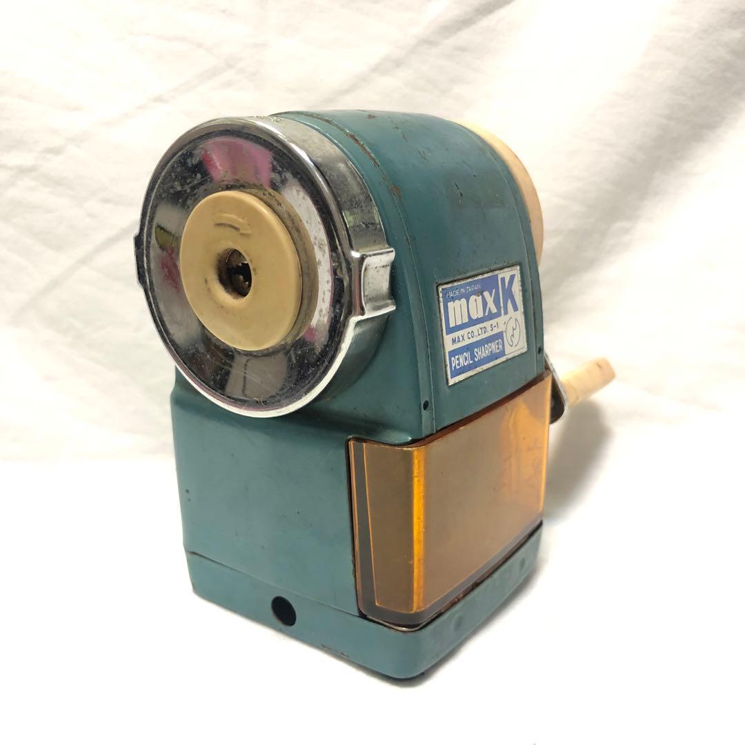 MAX 鉛筆削り レトロ 昭和文具 使用可能 削れます！ - メルカリ