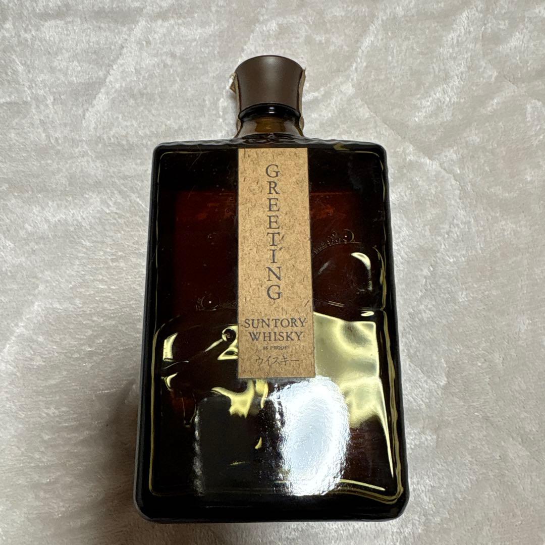 サントリー GREETING ウイスキー 720ml 43% サントリー ウイスキー グリーティング720ml 43％ 未開栓 古酒 - メルカリ