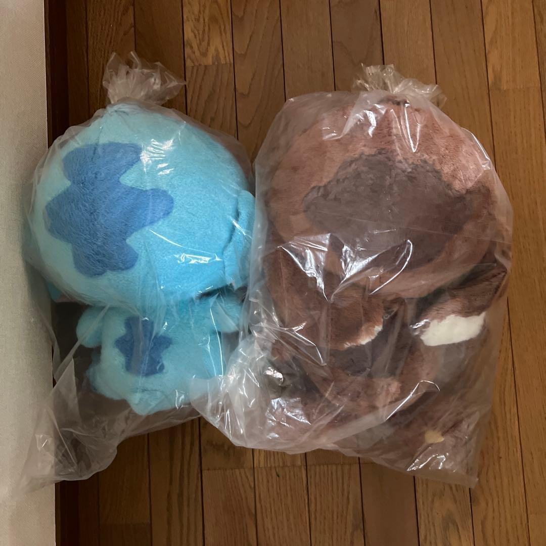 ステッチぬいぐるみ⭐︎各2種類⭐︎ブラウン＆ブルー⭐︎タグ付き