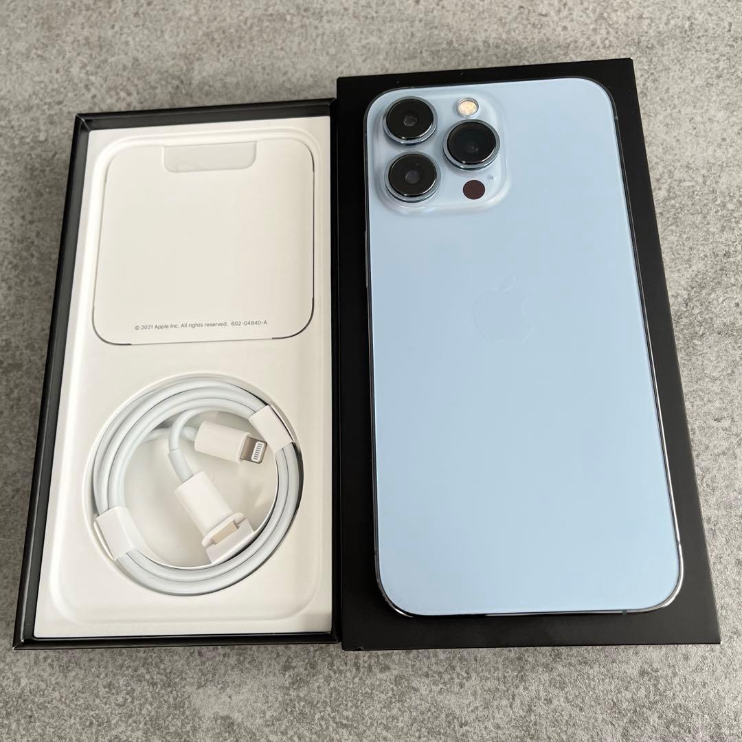 美品】iPhone 13 Pro 512GB SIMフリー シエラブルー