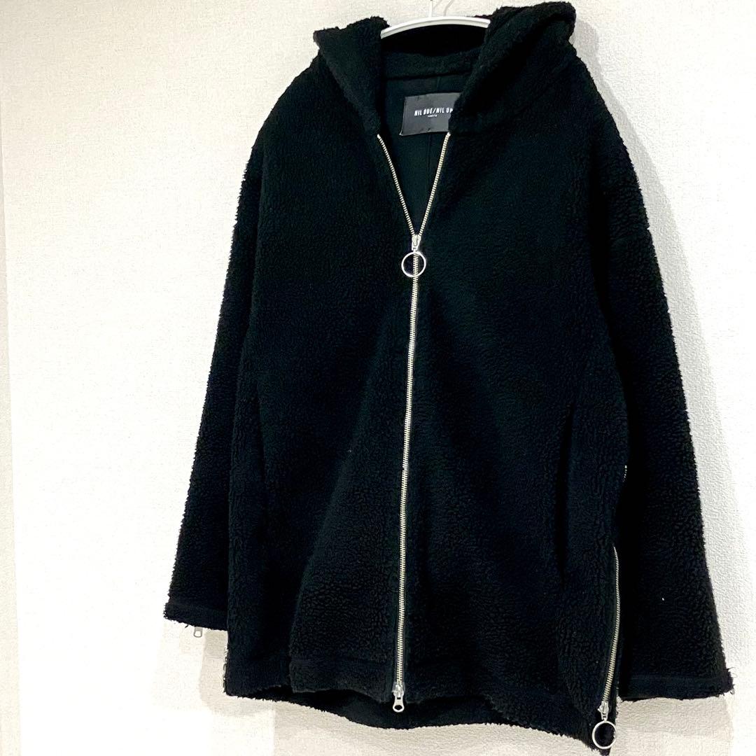 NIL DUE / NIL UN　ACT4　サイドジップボアコート　S