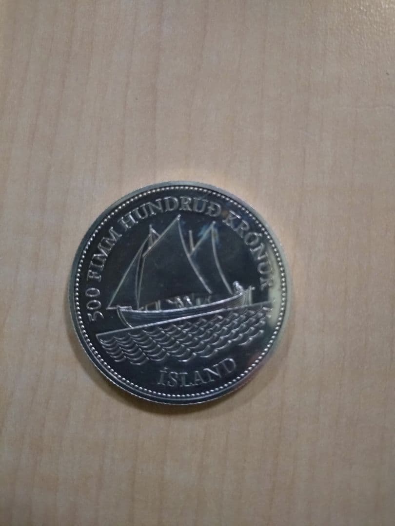 500クローヌル シルバーコイン 1986年発行