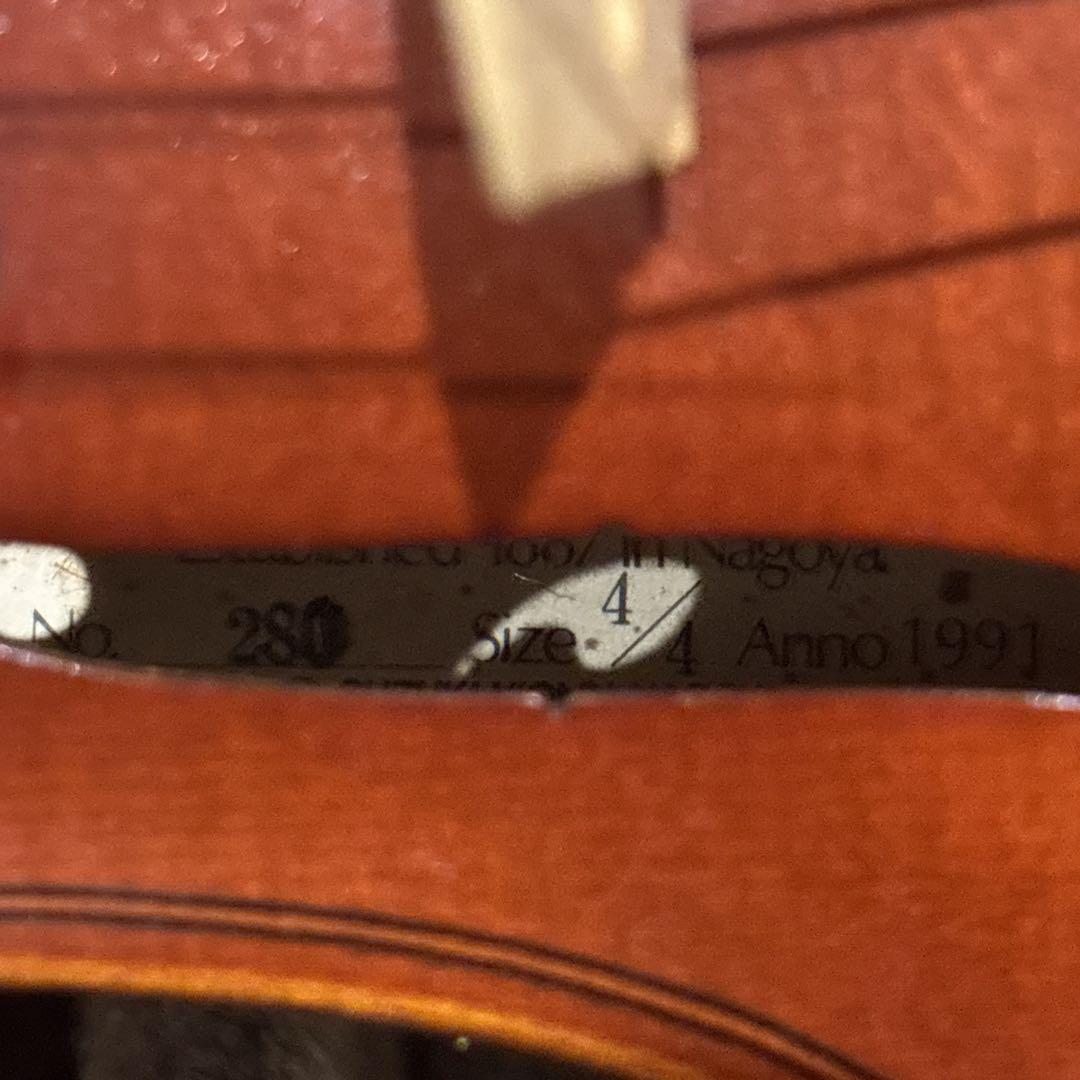 【大人気】SUZUKI No.280 4/4 バイオリン 弦楽器