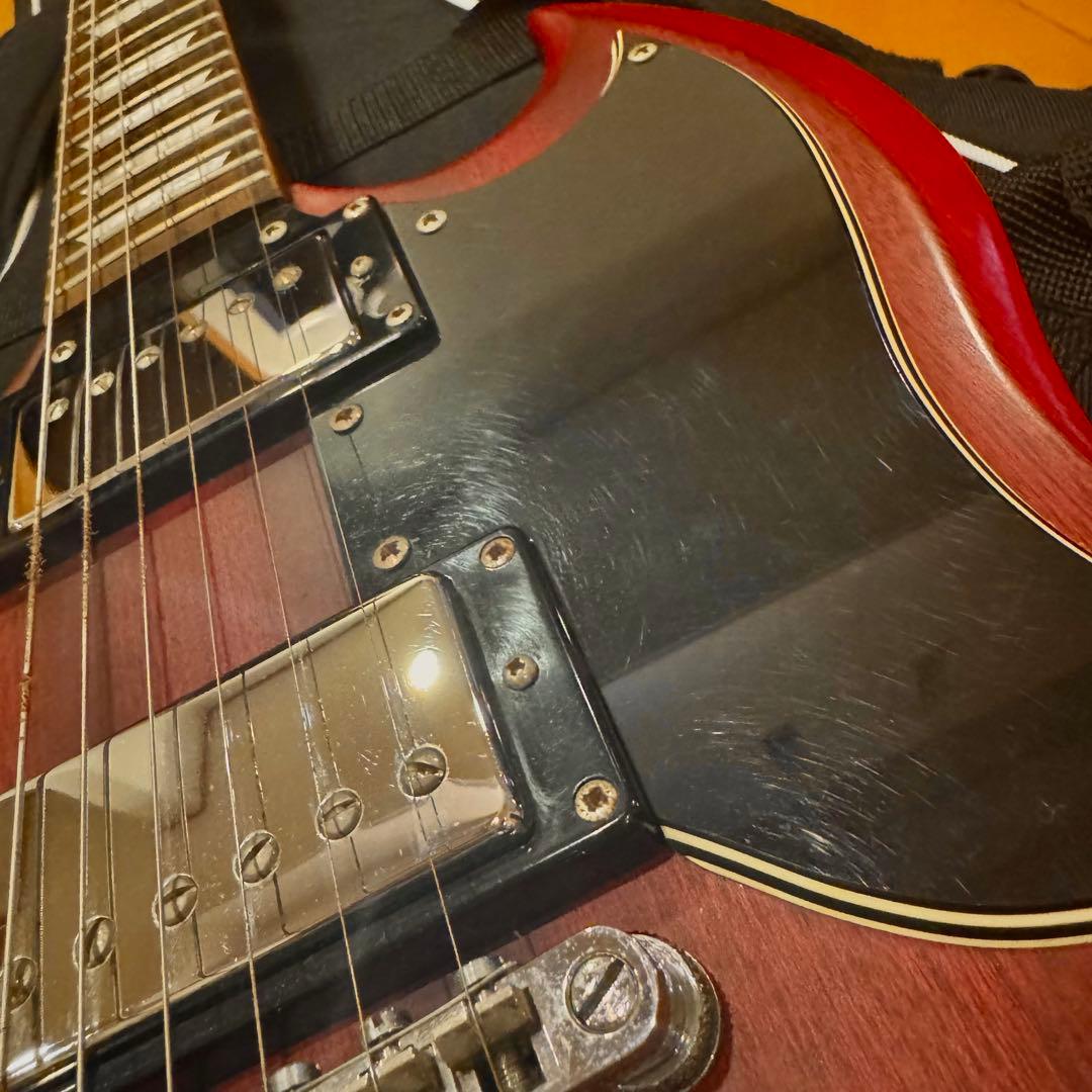 美品】Epiphone G-400 Cherry SG 希少シリアルナンバー 美品】Epiphone