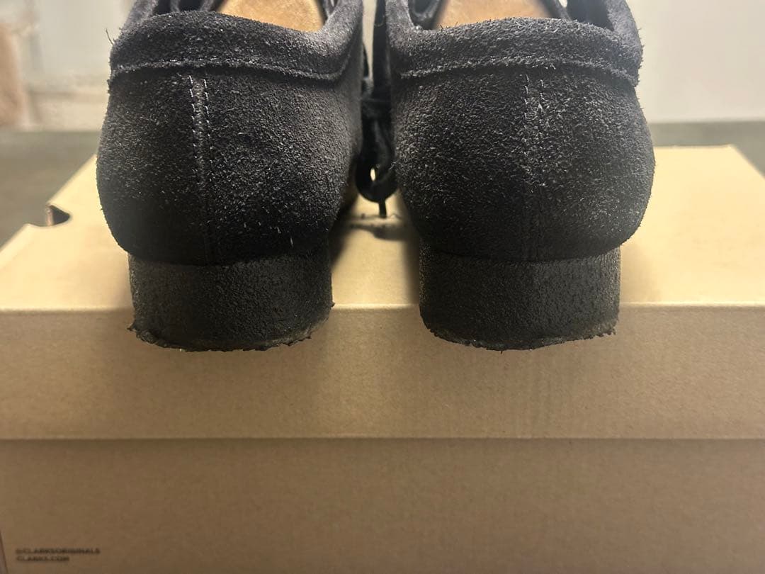 clarks ワラビー　ローカット　ブラック　26.5cm