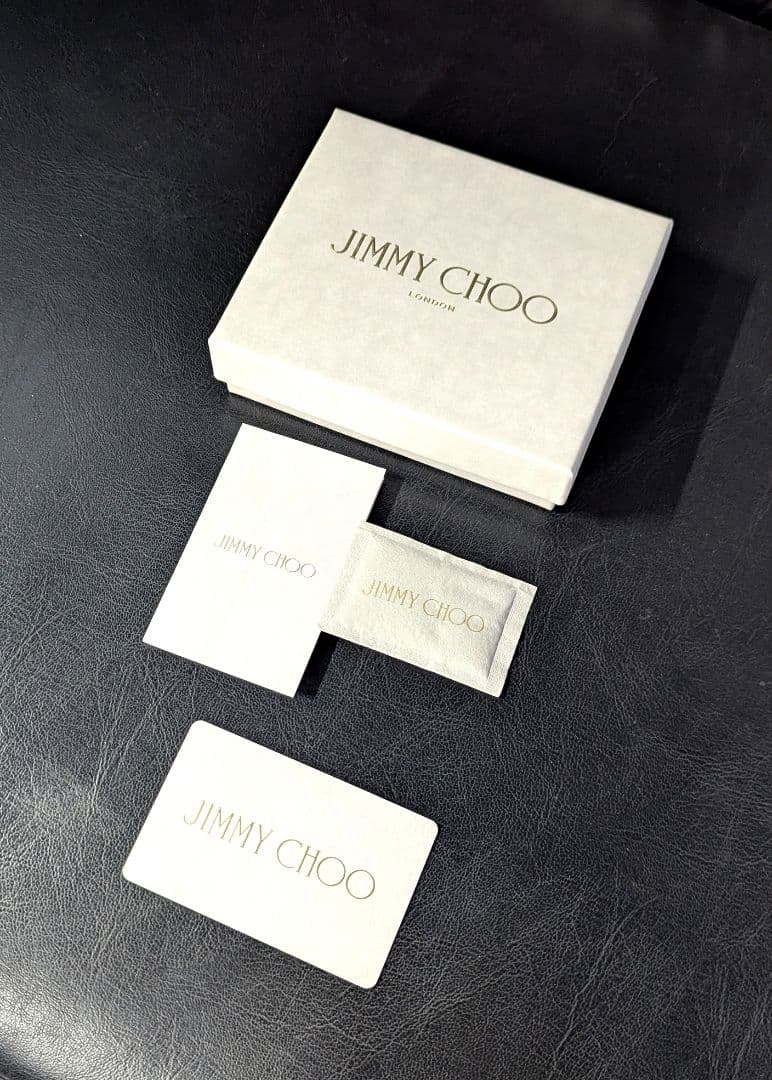 未使用 ジミーチュウ JIMMY CHOO ケース ピンクレザー 小銭入れ