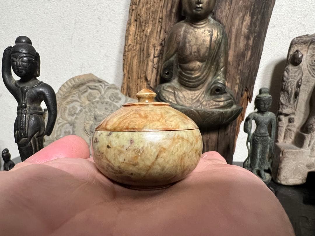 アフガニスタン 鎮壇具 舎利容器 仏教美術 滑石 仏像 発掘 出土 骨董