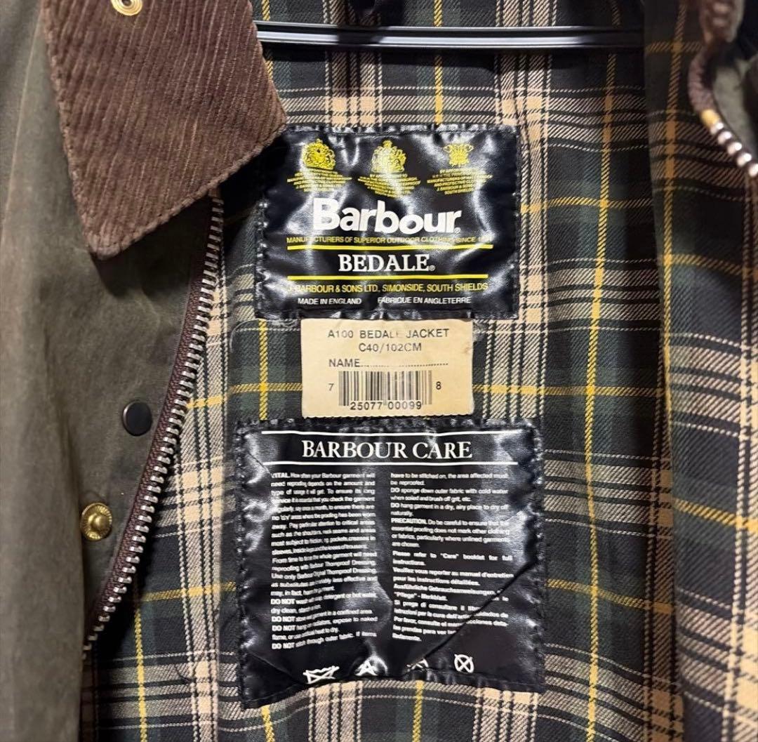 Barbour BEDALE バブアー ビデイル オイルドジャケット C40
