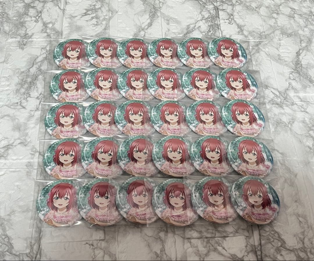 ラブライブサンシャインAqours 黒澤ルビィ缶バッジ Flower Party