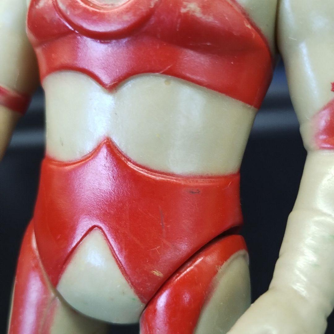 当時物　ブルマァク　ウルトラマンエースA マスク取れ　ソフビ 昭和レトロ