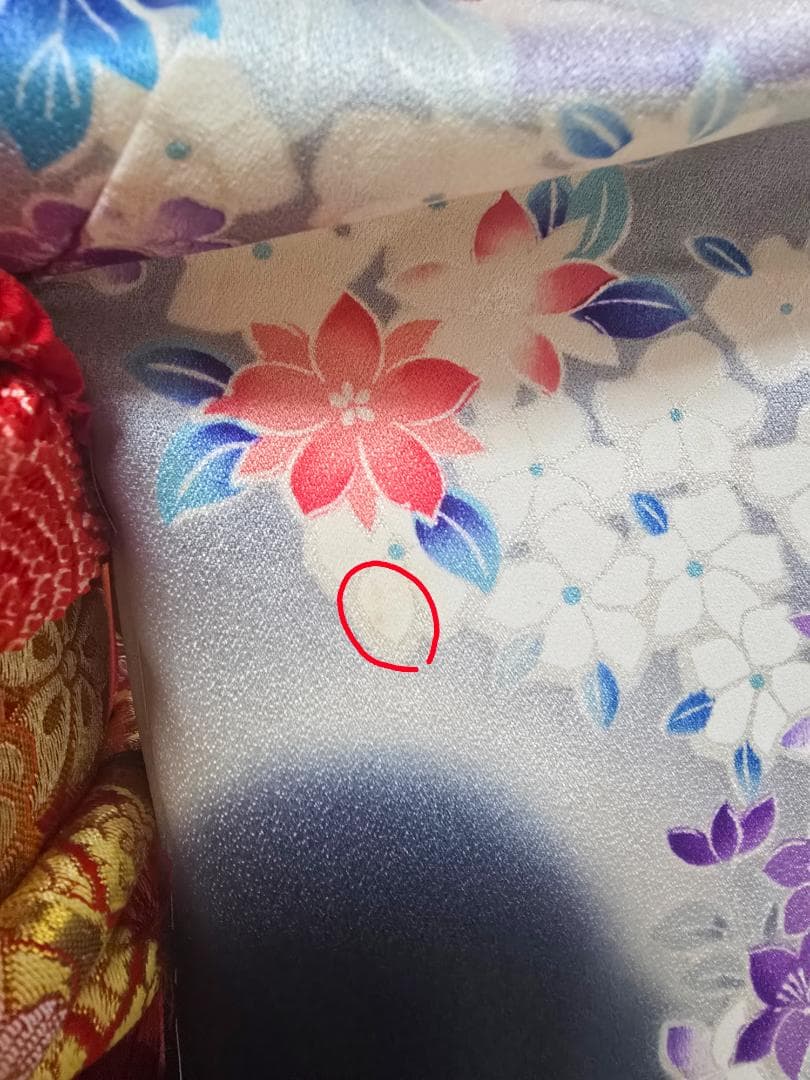 七五三　7歳　正絹　着物　セット　女の子 *c82