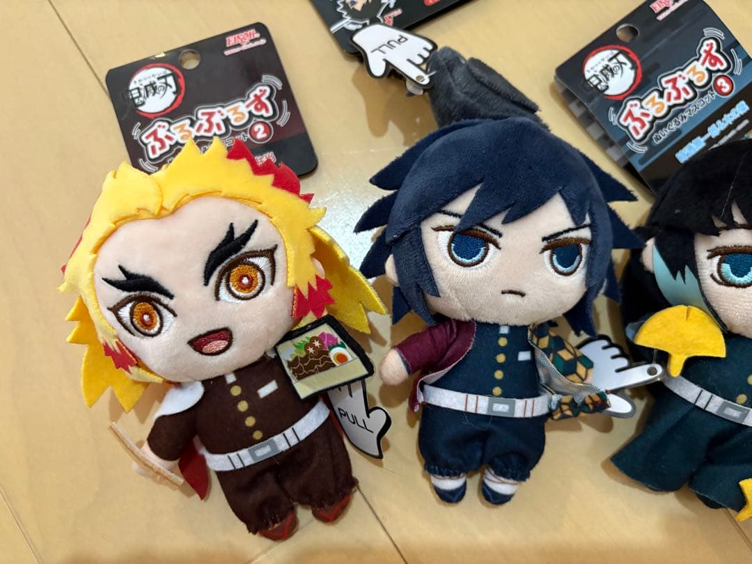 鬼滅の刃　ぶるぶるず　4点セット　冨岡義勇　不死川実弥　時透無一郎　煉獄杏寿郎