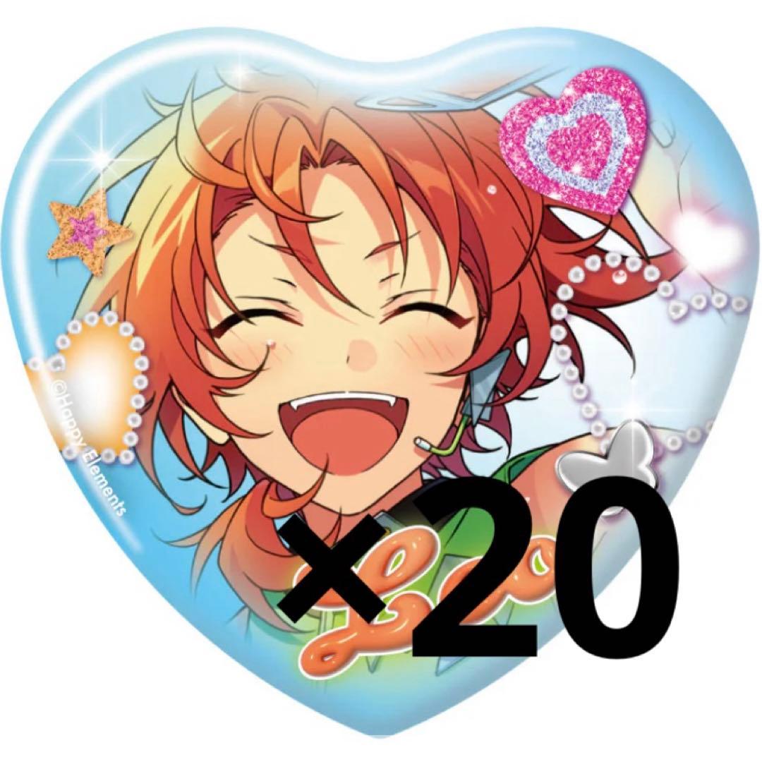 あんスタ 月永レオ GIRA‪☆デコ ハート缶バッジ ギラデコ‬