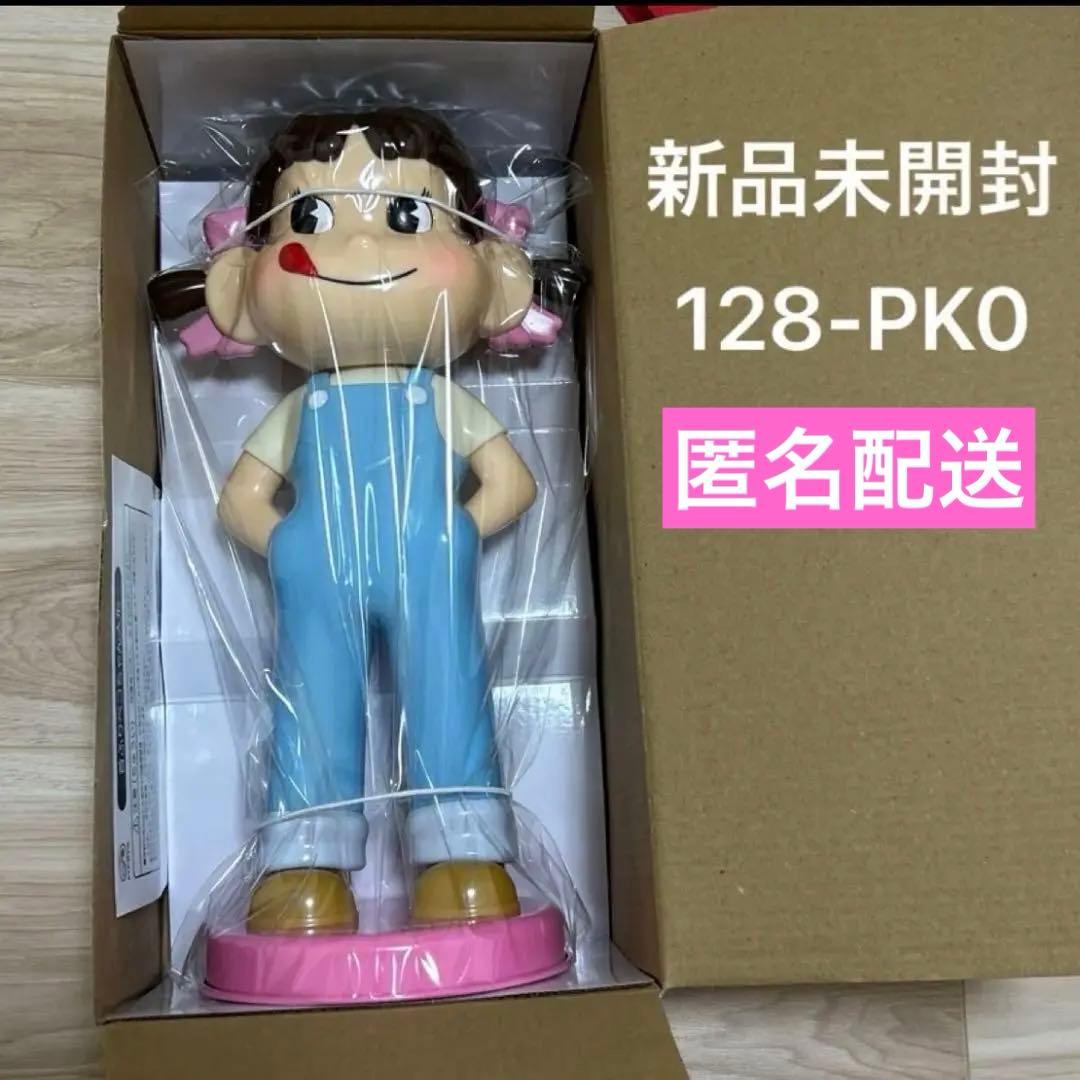 非売品 不二家 ペコちゃん首振り人形 スカイブルー 128-PK01 懸賞