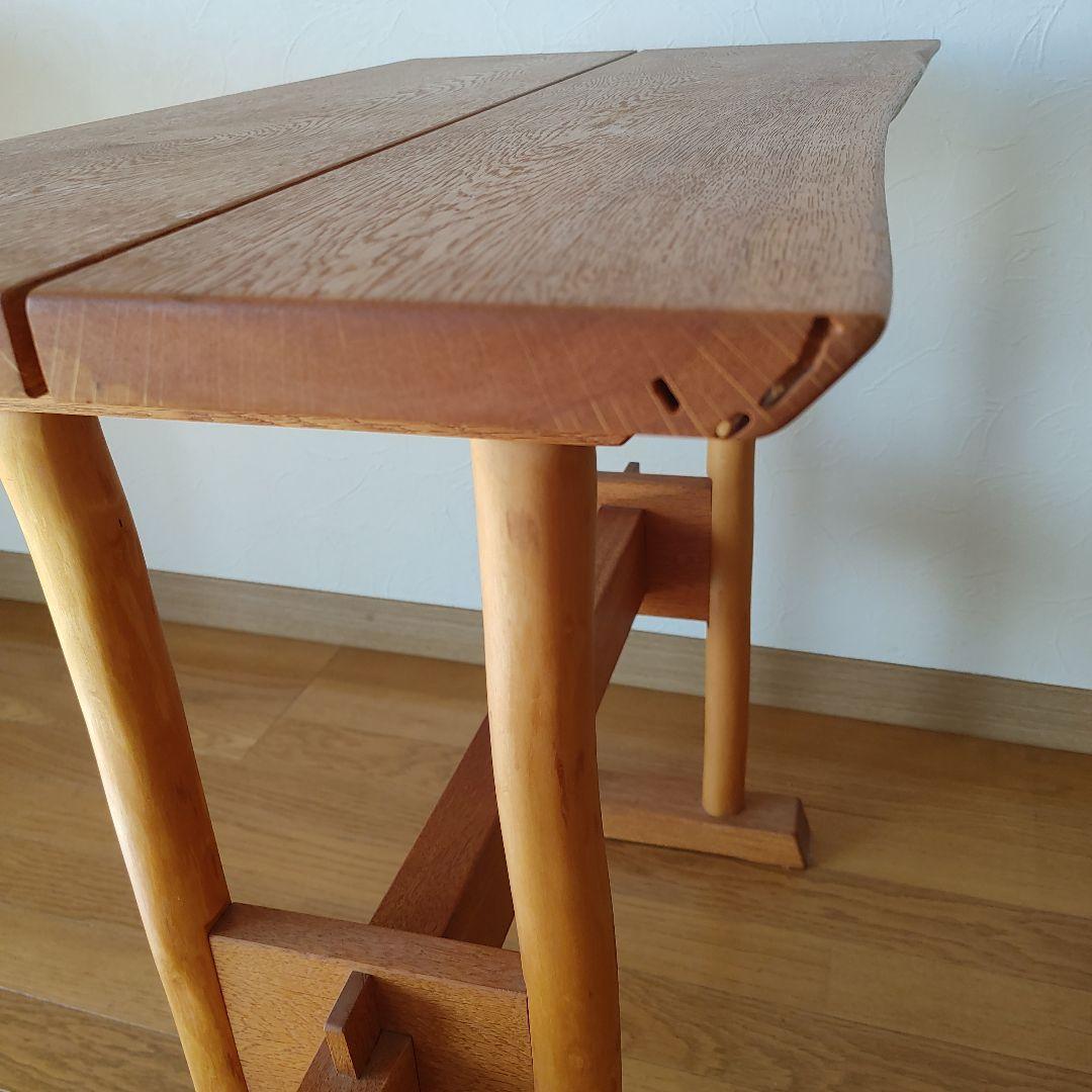 クラフト系木製テーブル