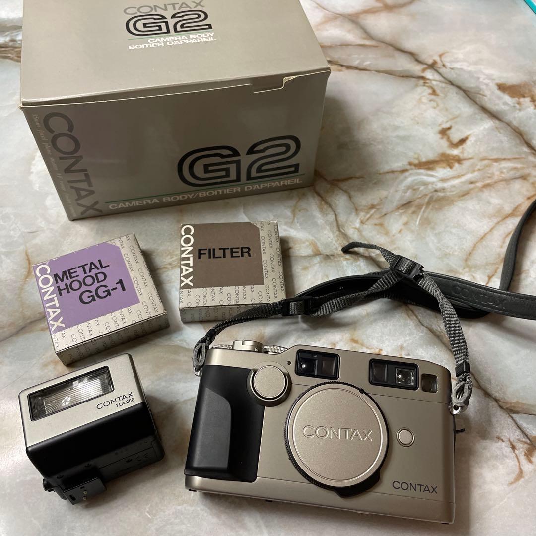 売約済】CONTAX G2 取説・純正ストラップ付き