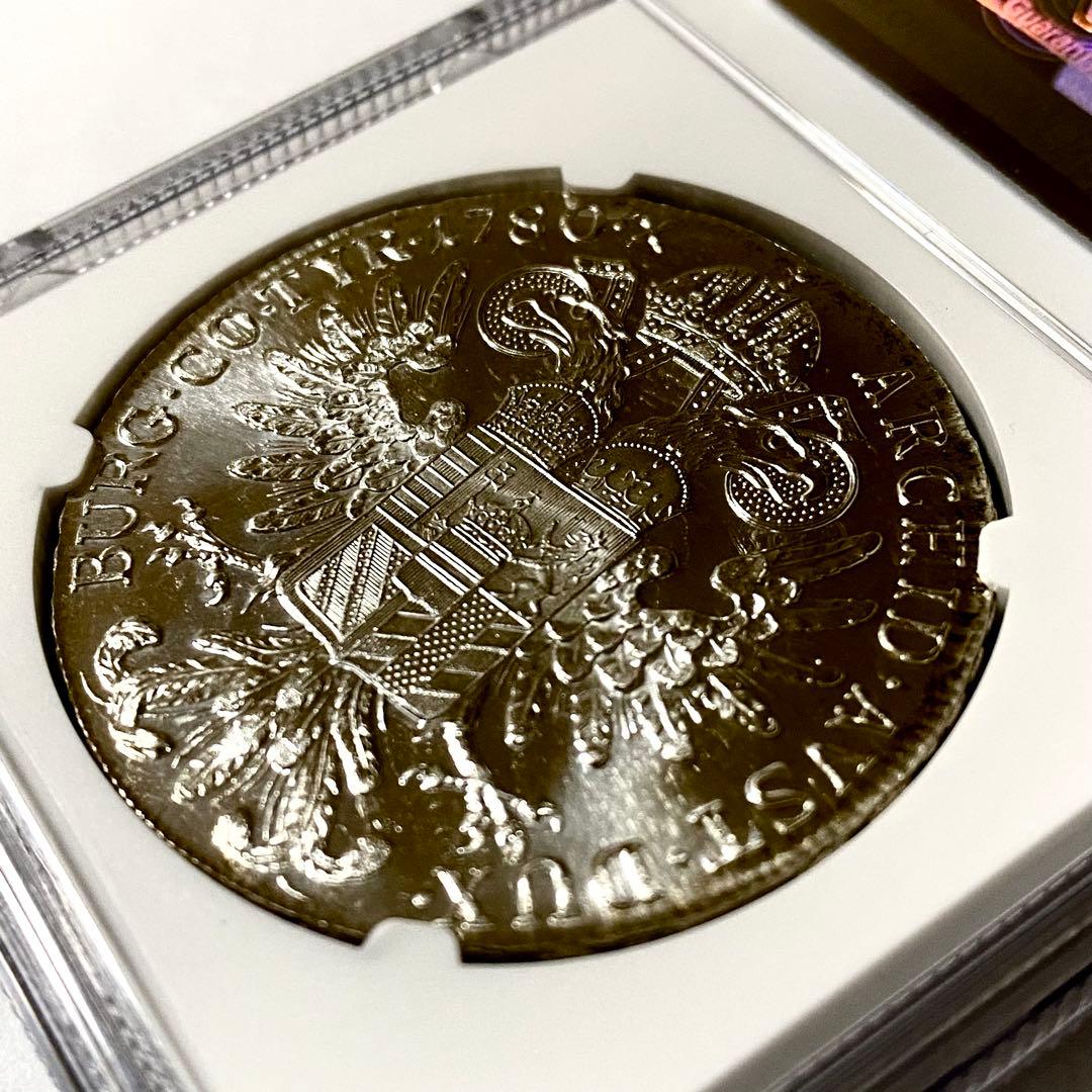 1780年 オーストリア 銀貨 NGC PF69 アンティーク モダン コイン