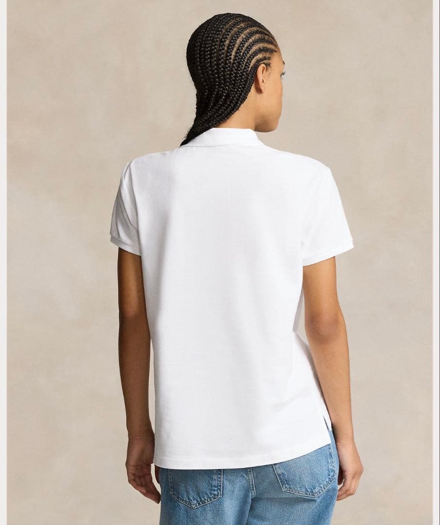 ポロラルフローレン polo新品 タグ付きポロシャツクラシックフィット白S