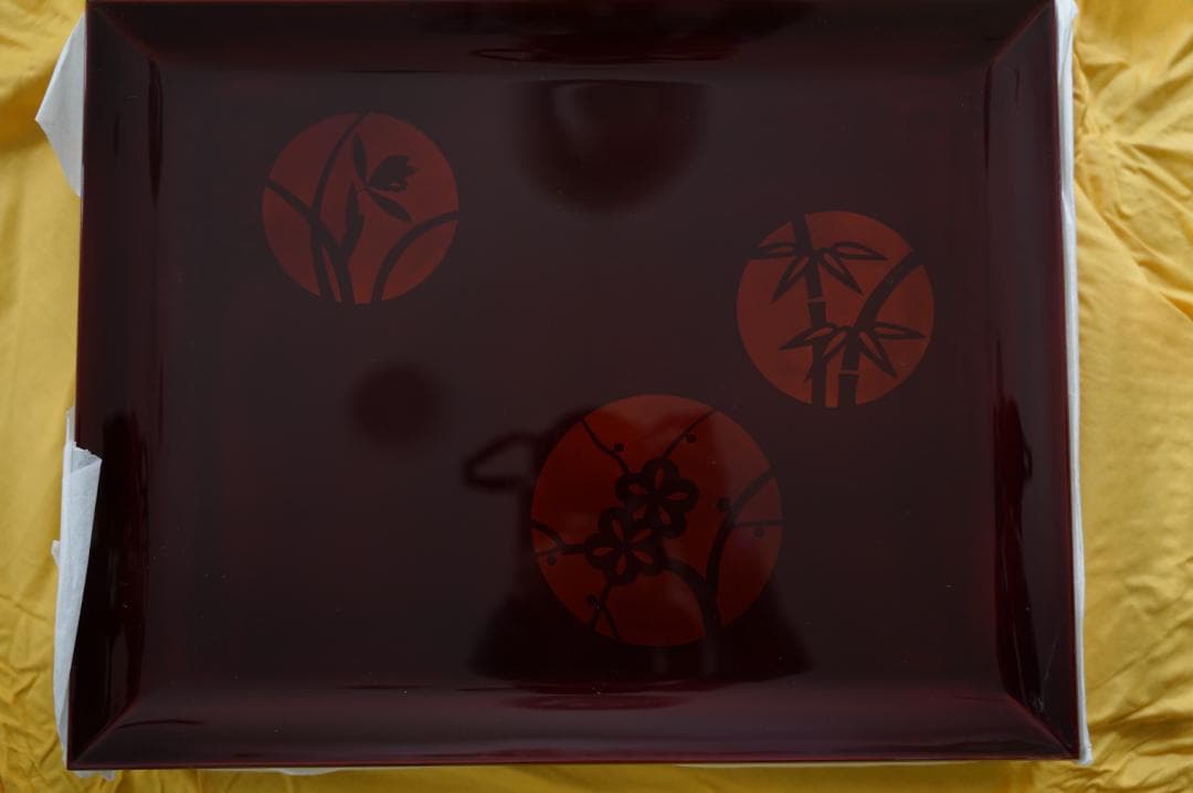 輪島塗 卓上膳 5客 五島屋 未使用品 お正月 千h1390】輪島塗 五島屋