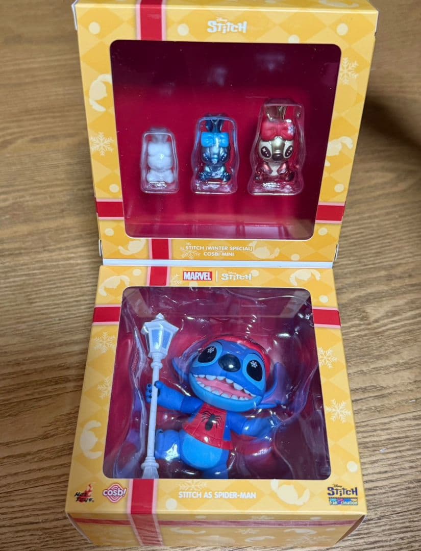 非売品】COSBI スティッチ スパイダーマン トイサピエンス ホリデー